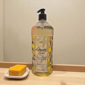 Saponificio Lemon Hand Wash | Luxury Italian Liquid Soap 33.8 fl oz